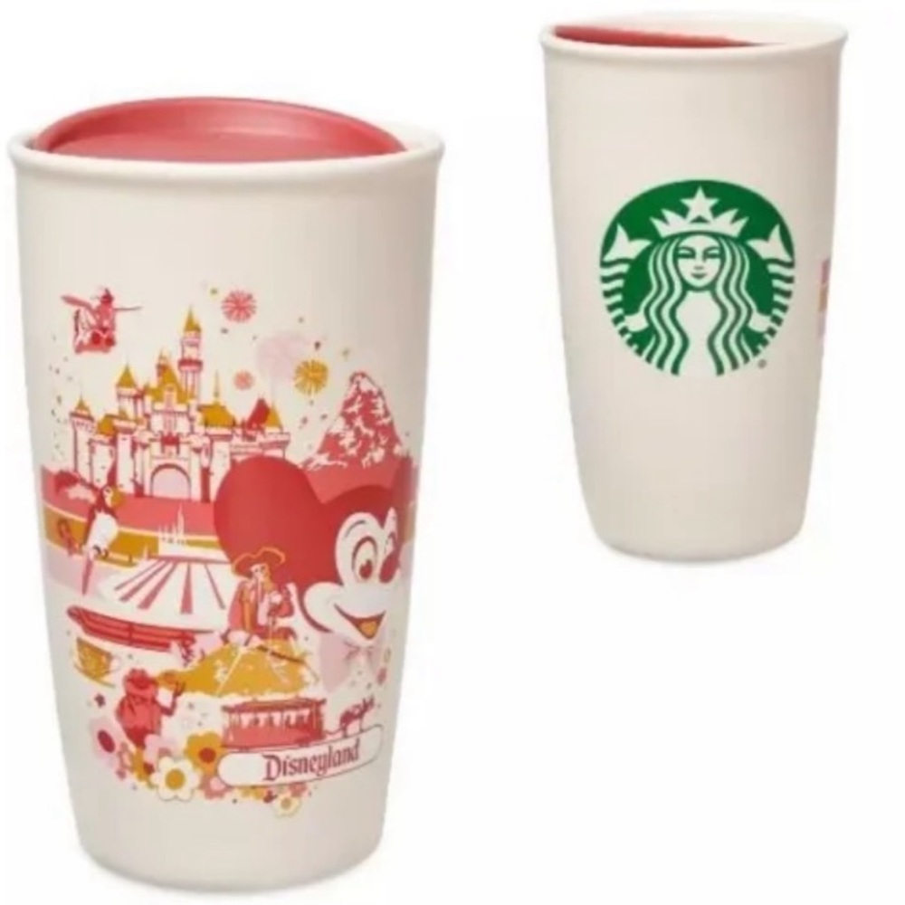 Disneyland Starbucks Mickey Mouse 12oz Ceramic Tumbler Cup